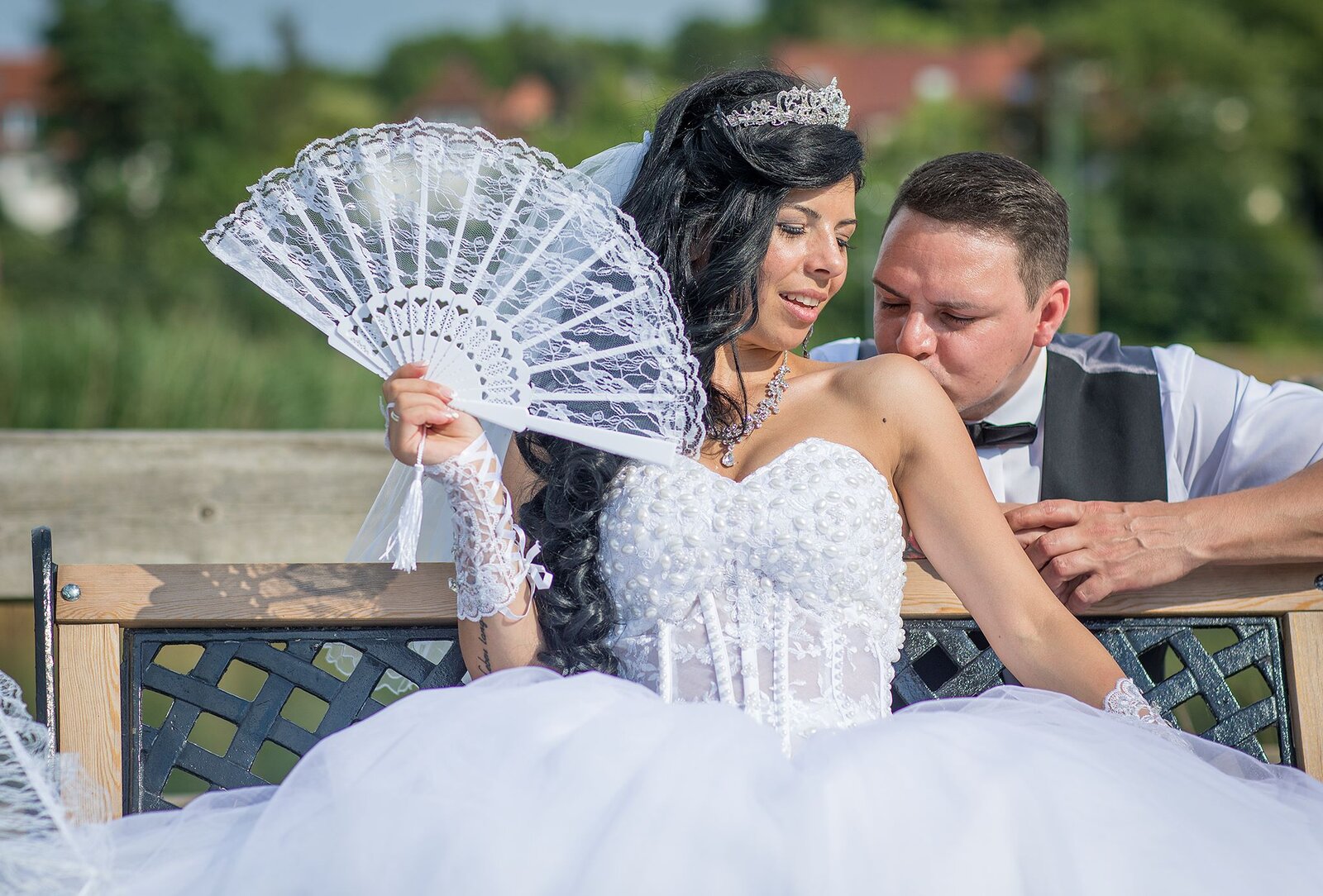 Hochzeitsfotograf Dirk Dittrich bei einem Brautpaar Shooting in Th&uuml;ringen