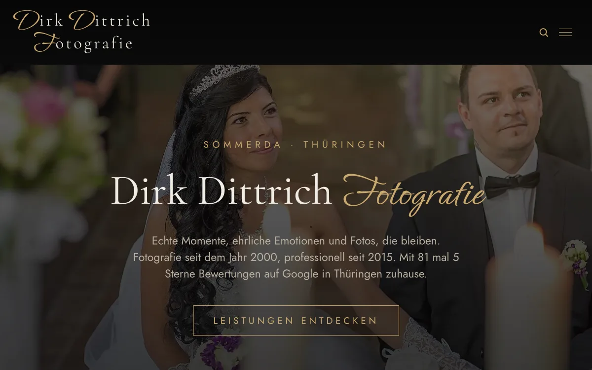 Startseite von Dirk Dittrich Fotografie aus Sömmerda